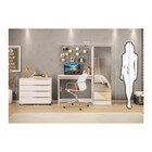 Cômoda Com Escrivaninha E Armário Espelhado 3 Em 1 Cool Home