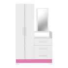 Cômoda Com Espelho 1 Porta 3 Gavetas Nt 5165  Branco New