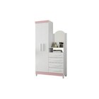 Cômoda Com Espelho 2 Portas 4 Gavetas Capri Quadriflex - Bran