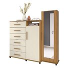 Cômoda Com Espelho 2 Portas 6 Gavetas Master Plus Albatroz Mó