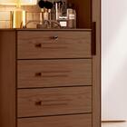 Cômoda Com Espelho 4 Gavetas 1 Porta Cacau Betina Shop Jm