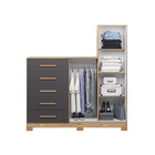 Cômoda Com Espelho 5 Gavetas 2 Portas New Master Albatroz