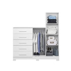 Cômoda Com Espelho 5 Gavetas 2 Portas New Master - Móveis Alb