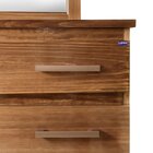 Cômoda Com Espelho E Pés 4 Gavetas Lisboa Castanho