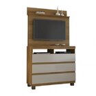 Cômoda Com Painel Para Tv Até 48 Polegadas 3 Gavetas Pampulha