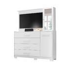 Cômoda Com Painel Para Tv Ilhabela 2 Pt 4 Gv Branca