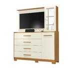 Cômoda Com Painel Para Tv Ilhabela 2 Pt 4 Gv Carvalho E Off W