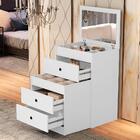 Cômoda Com Penteadeira Embutida E Banqueta Branco Olivia Baso