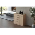 Cômoda Com Porta Jóia 5 Gavetas Avena Lume Demartez