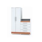 Cômoda Com Roupeiro Pallas Branco Camarim