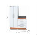 Cômoda Com Roupeiro Pallas Branco Camarim
