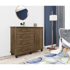 Cômoda Com Sapateira 1 Porta 4 Gavetas Grécia Rv Móveis Freijó