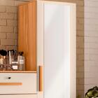 Cômoda Com Sapateira 1 Porta Espelho 4 Gavetas Carvalho Grife