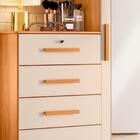 Cômoda Com Sapateira 1 Porta Espelho 4 Gavetas Carvalho Grife