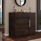 Cômoda Com Sapateira 4 Gavetas Café 8000-95 Araplac