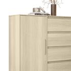 Cômoda Com Sapateira 4 Gavetas Carvalho Vênus Lukaliam