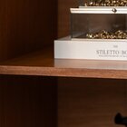 Cômoda Com Sapateira 4 Gavetas E 1 Porta Mdf Cinamomo / Sálvia