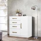 Cômoda Com Sapateira Branco Vênus Moval