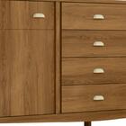 Cômoda Com Sapateira E Cabideiro 4 Gavetas 2 Portas Freijó Pr