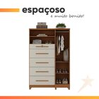 Cômoda Com Sapateira E Cabideiro Multiuso 5 Gavetas 1 Porta I