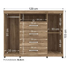 Cômoda Com Sapateira E Rodízios Master Havana Atacama