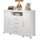 Cômoda Com Sapateira E Rodízios Master Havana Branco