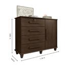 Cômoda Com Sapateira Grécia Rv Noce