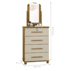 Cômoda Dalila New Nature E Off White