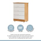 Cômoda De Bebê 100% Mdf 4 Gavetas Soft Life Branco/madeirado