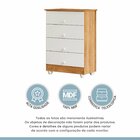 Cômoda De Bebê 100% Mdf 4 Gavetas Soft Life Branco/madeirado