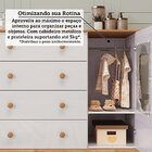 Cômoda De Bebê 120,30cm 1 Porta Com Janela E 4 Gavetas 100% M