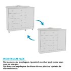 Cômoda De Bebê 1 Porta 4 Gavetas Maya Clássico Espresso Móvei