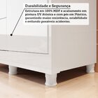 Cômoda De Bebê 1 Porta Com Janela E 4 Gavetas Maya Provençal