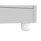 Cômoda De Bebe 4 Gavetas Júnior Móveis Peroba Branco Brilho