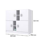 Cômoda De Bebê 4 Portas  Branco