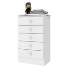Cômoda De Bebê 5 Gavetas  Branco