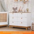 Cômoda De Bebê 6 Gavetas Mdf Liza Permobili