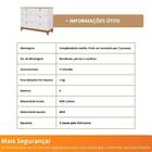 Cômoda De Bebê 6 Gavetas Mdf Liza Permobili