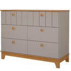 Cômoda De Bebê 6 Gavetas Mdf Liza Permobili