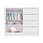 Cômoda De Bebê Branco E Cinza Eloa Phoenix Baby