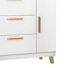 Cômoda De Bebe Com Sapateira E 3 Gavetas Branco Theo Imaza Ba