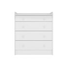 Cômoda De Bebê Com Trocador Doce Sonho 2523 Branco