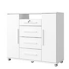 Cômoda De Bebê Para Quarto Branco Ártico Paris Shop Jm