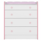 Cômoda De Bebê Para Quarto Infantil Com Trocador Retrô Alice