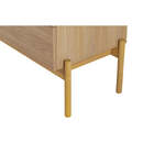 Cômoda De Madeira 3 Gavetas Aruna - Areia - Meu Móvel De Made