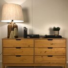 Cômoda De Madeira Maciça 6 Gavetas Grande Marrom Yucatan