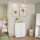 Cômoda Deméter 5 Gavetas Evidência Branco