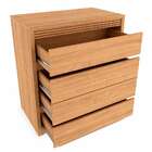 Cômoda Detroit 4 Gv Naturale