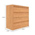 Cômoda Detroit 4 Gv Naturale