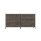 Cômoda Ditália 6 Gavetas Dm-230 Slate Grey